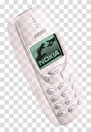 Aesthetic, white Nokia  candybar phone transparent background PNG clipart