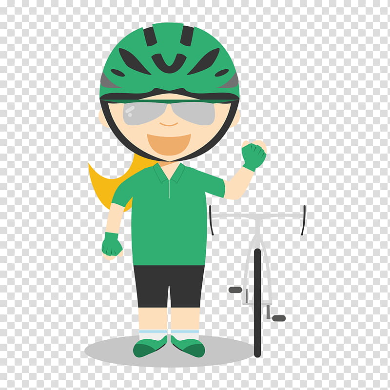 Boy, Drawing, Cycling, Bicycle, Green, Cartoon, Male, Smile transparent background PNG clipart