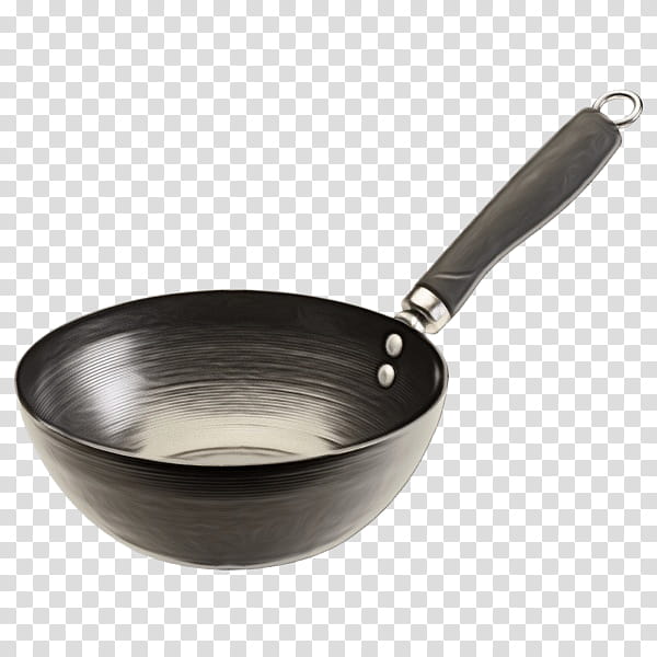 frying pan cookware and bakeware sauté pan saucepan wok, Watercolor, Paint, Wet Ink, Caquelon, Metal, Aluminium transparent background PNG clipart