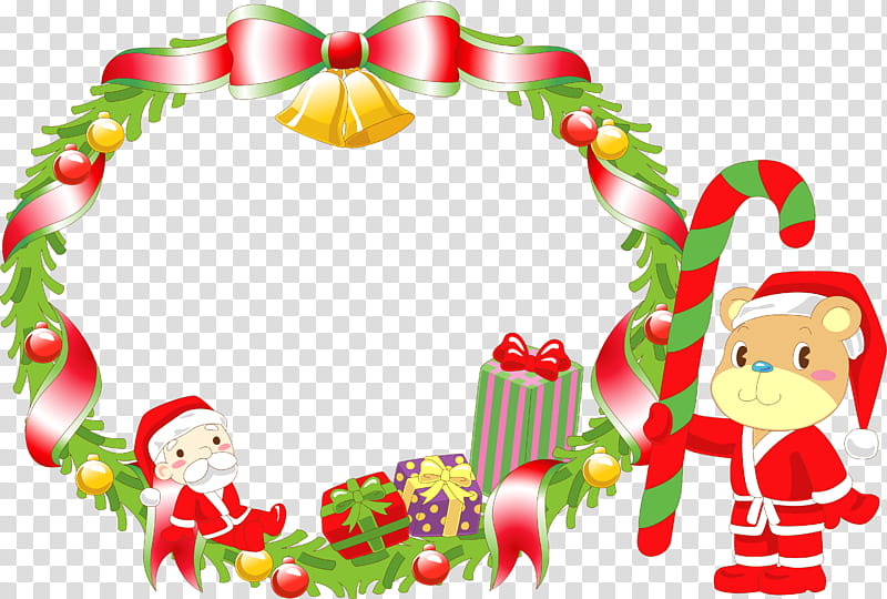 Christmas Card, Santa Claus, Christmas Day, Wreath, Advent Wreath, Christmas Decoration, Garland, Christmas Tree transparent background PNG clipart