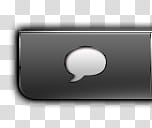 inSET HD, grey conversation icon transparent background PNG clipart