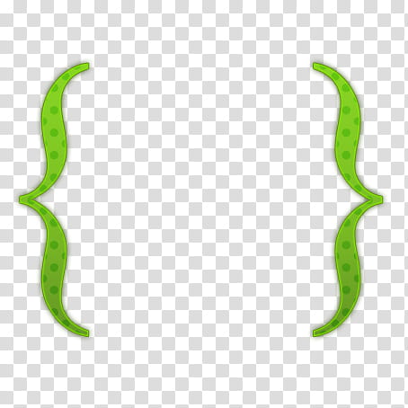 Corchetes, green word bracket logo transparent background PNG clipart