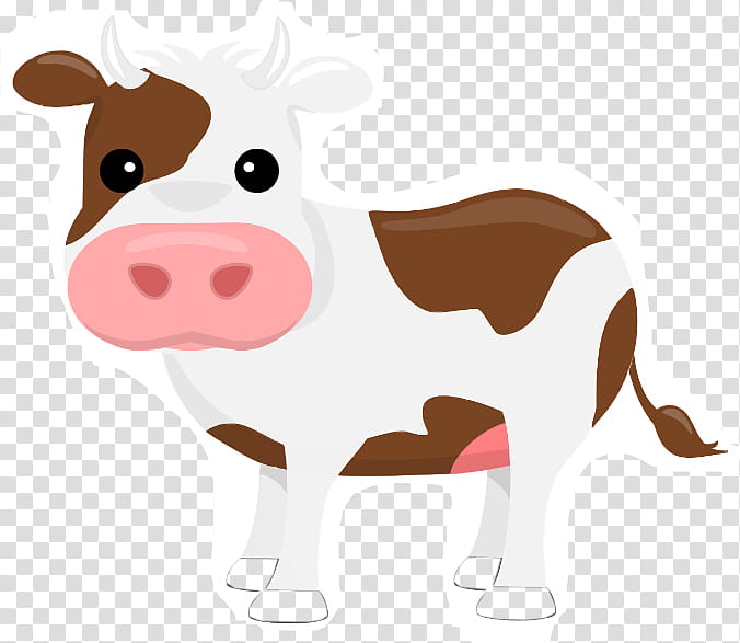 Cow, Holstein Friesian Cattle, Dairy Cattle, Jersey Cattle, Beef Cattle, Gyr Cattle, Farm, Cartoon transparent background PNG clipart