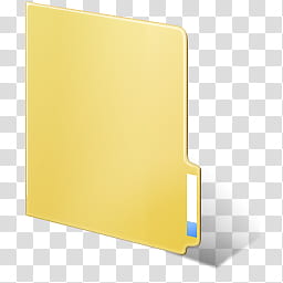 Windows Live For XP, yellow file folder transparent background PNG clipart