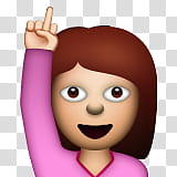 watchers agalaxyfullofstars, girl raising middle finger up emoji transparent background PNG clipart
