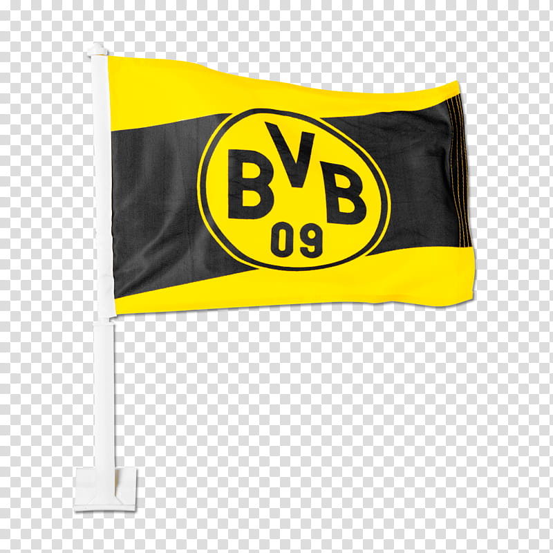 Flag, Borussia Dortmund, Vehicle Display Flags, Fahne, Text, Emblem, Industrial Design, Euro transparent background PNG clipart