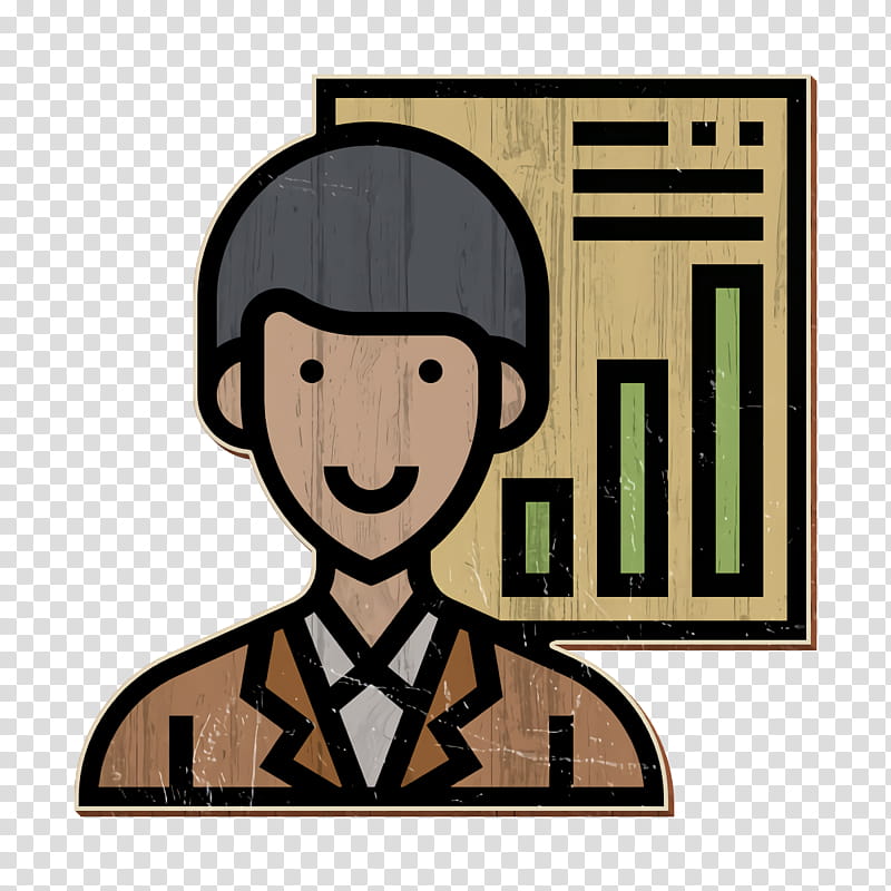 Agile Methodology icon Analyst icon, Cartoon transparent background PNG clipart