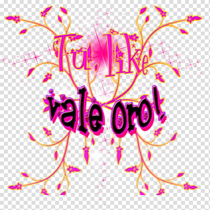 Tu like vale oro transparent background PNG clipart