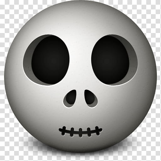 Skull Icon, Emoticon, Icon Design, Smiley, Symbol, Head, Ball, Blackandwhite transparent background PNG clipart