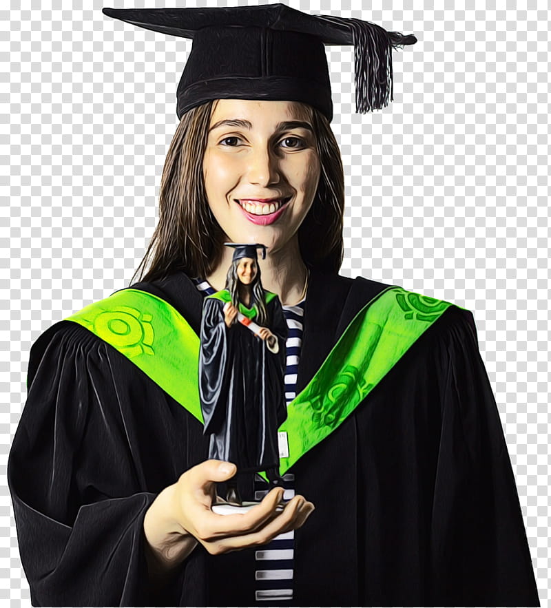 Graduation Cap, Robe, Diploma, Graduation Ceremony, Academic Dress, Academic Degree, University, Student transparent background PNG clipart