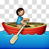 person riding boat illustration transparent background PNG clipart