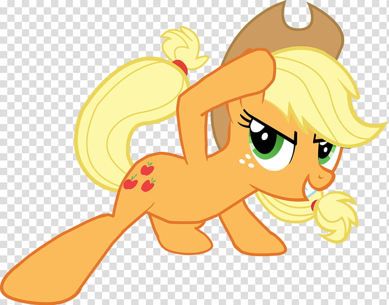 MLP, Applejack Sliding transparent background PNG clipart