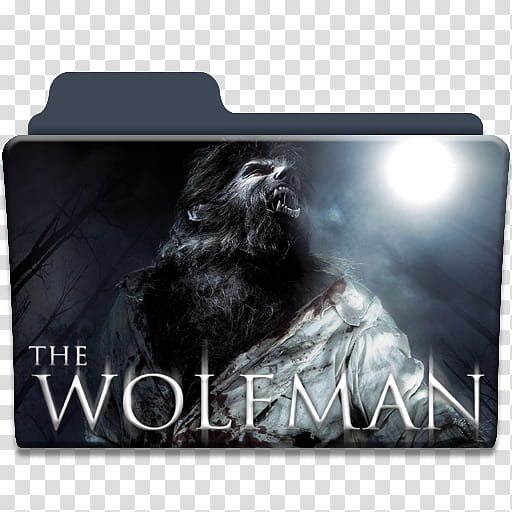 The Wolfman  Folder Icon, The Wolfman () transparent background PNG clipart