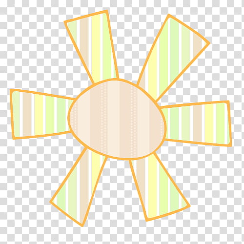 brown and green striped sun illustration transparent background PNG clipart