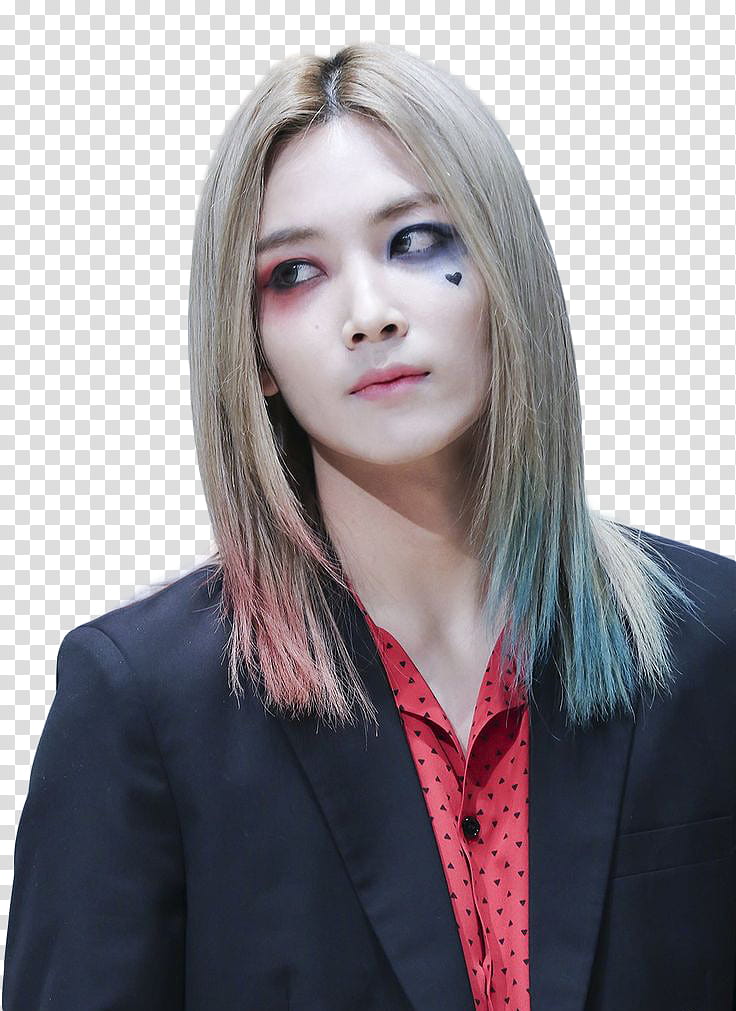 Yoon Jeonghan of SEVENTEEN, standing woman wearing black blazer close-up transparent background PNG clipart