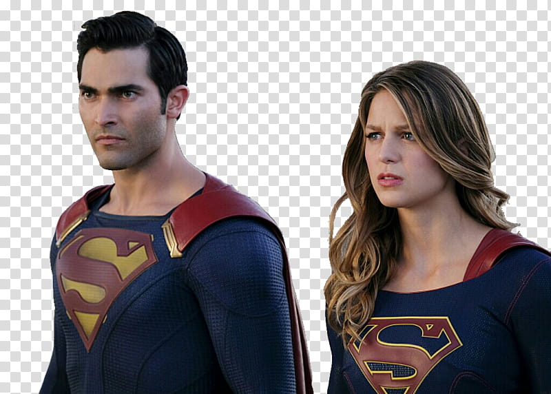 Superman and Supergirl CW transparent background PNG clipart
