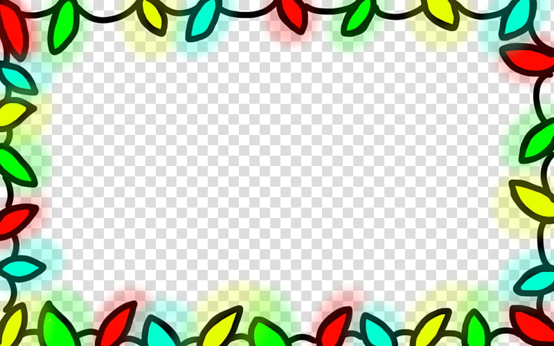 Free To Use Holiday Lights Border! transparent background PNG clipart