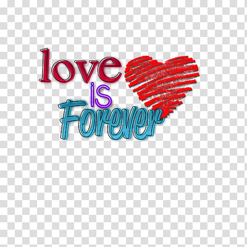 love is forever D text illustration transparent background PNG clipart