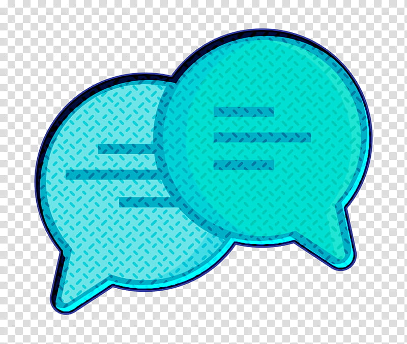 bubble icon speach icon talk icon, Talking Icon, Aqua, Turquoise, Azure, Teal, Line, Circle transparent background PNG clipart