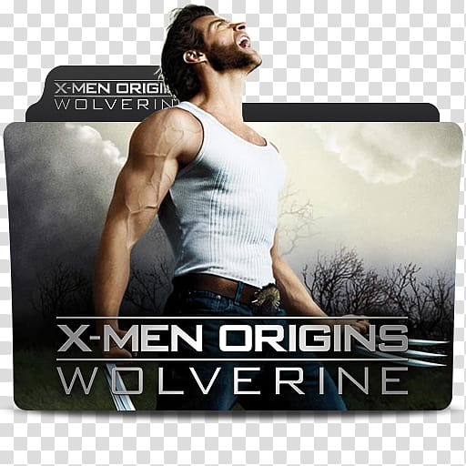 MARVEL X Men Films Folder Icon , x-menoriginswolverine-a transparent background PNG clipart