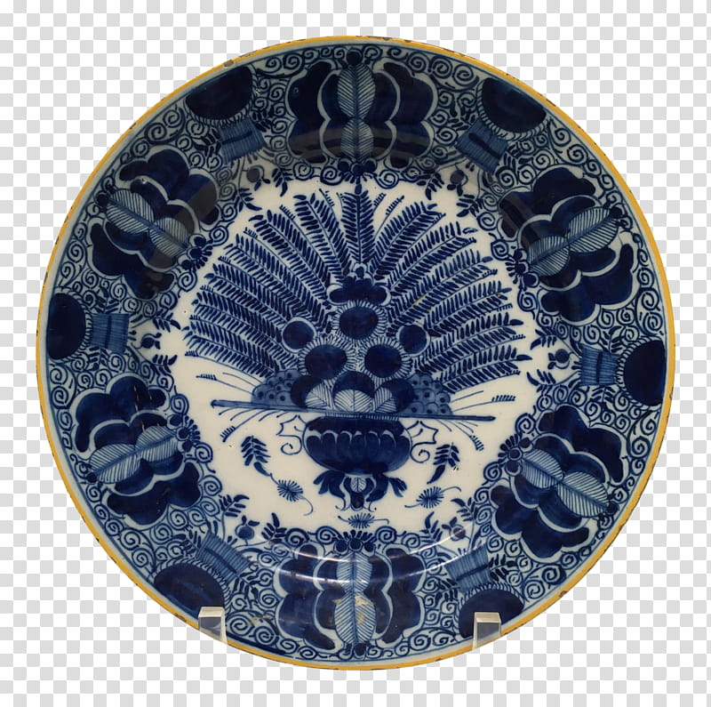 Plate Porcelain, Delftware, Blue And White Pottery, Ceramic, Faience, 18th Century, Platter, Cobalt Blue transparent background PNG clipart