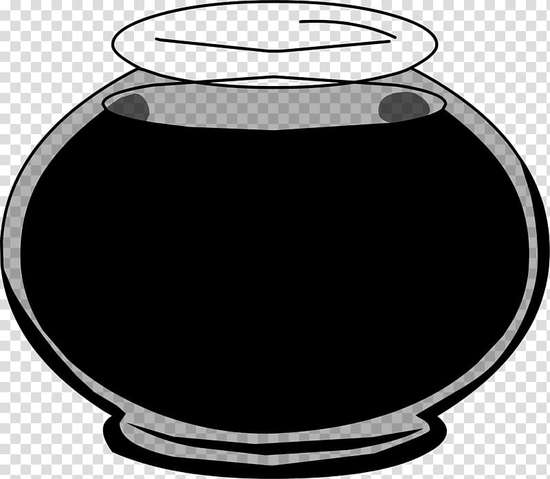 Black Circle, Black White M, Black M, Cauldron, Table, Blackandwhite, Waste Container transparent background PNG clipart