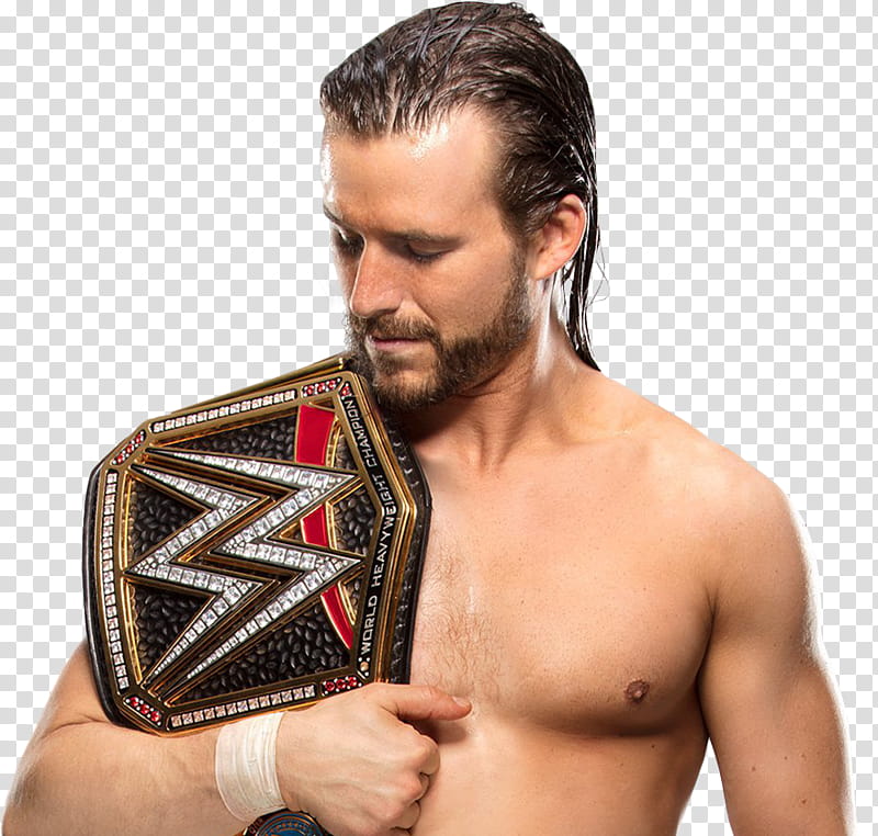 Adam Cole WWE Champion transparent background PNG clipart