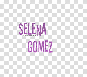 Texto De Selena gomez transparent background PNG clipart thumbnail
