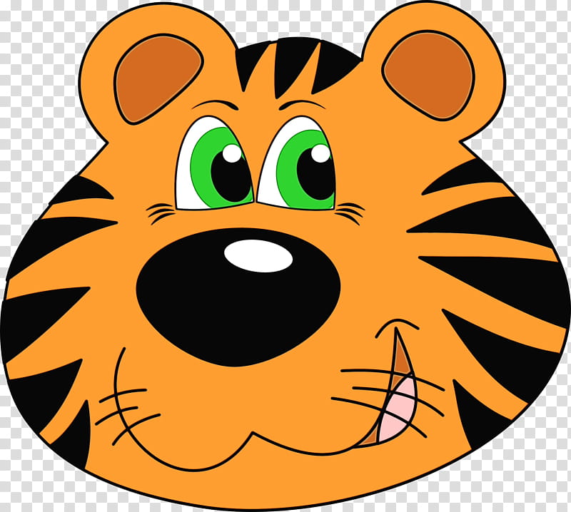 Lion Drawing, Tiger, Cartoon, Tony The Tiger, Yellow, Orange, Head, Snout transparent background PNG clipart