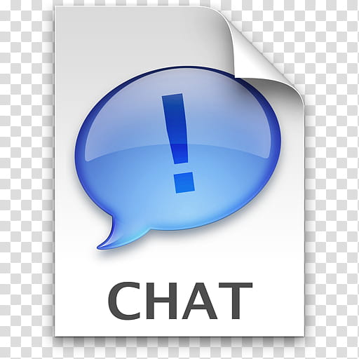 iLeopard Icon E, iChat Saved File, Chat logo transparent background PNG clipart