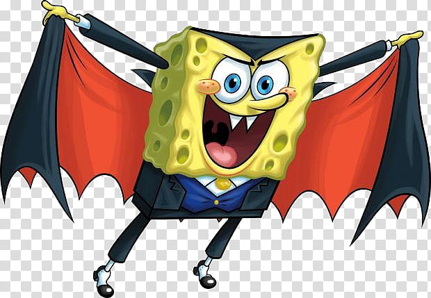 Spongebob Dracula illustration transparent background PNG clipart