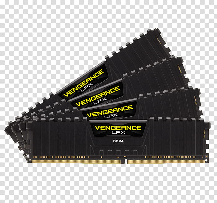 Corsair Vengeance Lpx Ddr4 Personal Computer Hardware, Corsair Components, Corsair Vengeance Rgb Ddr4, Ram, Dimm, Corsair Vengeance Ddr4, Ecc Memory, Dynamic Randomaccess Memory, Computer Memory, Desktop Computers transparent background PNG clipart