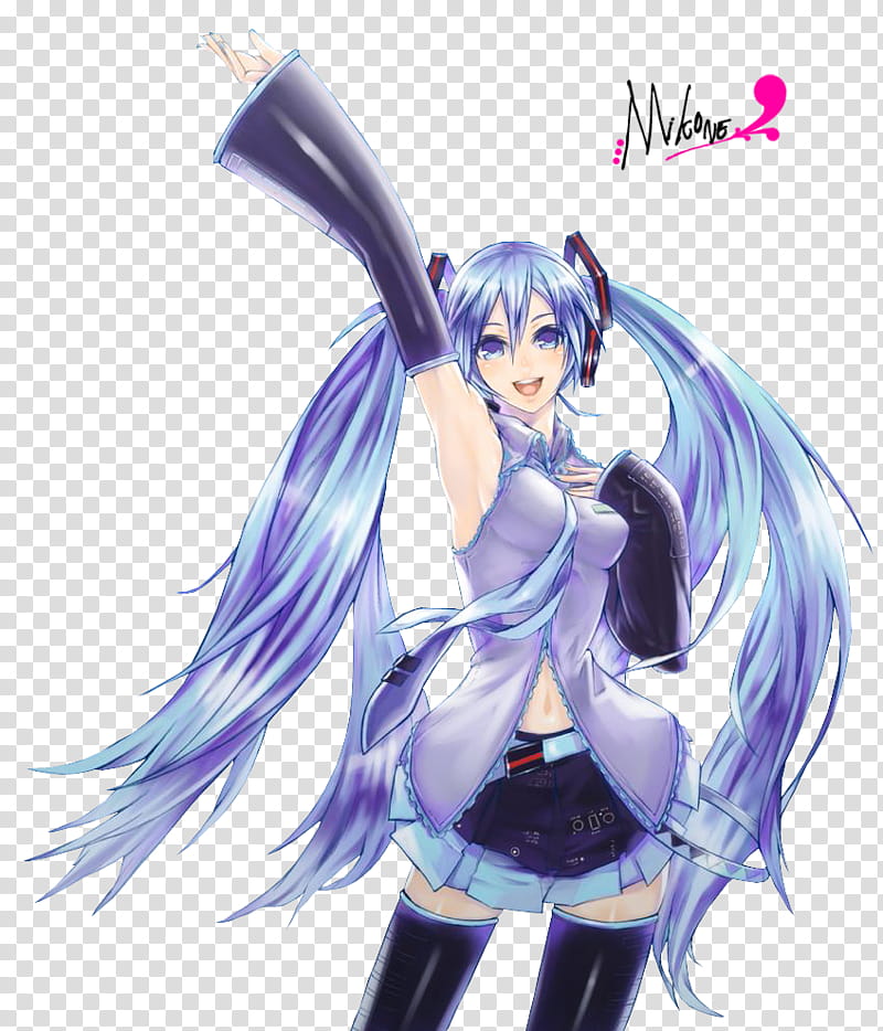 Anime Render , blue-haired woman animation transparent background PNG clipart