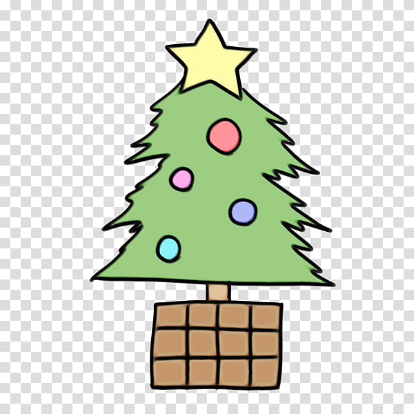 Christmas tree, Watercolor, Paint, Wet Ink, Oregon Pine, Colorado Spruce, Christmas Decoration, Conifer transparent background PNG clipart Christmas tree, Watercolor, Paint, Wet Ink, Oregon Pine, Colorado Spruce, Christmas Decoration, Conifer transparent background PNG clipart