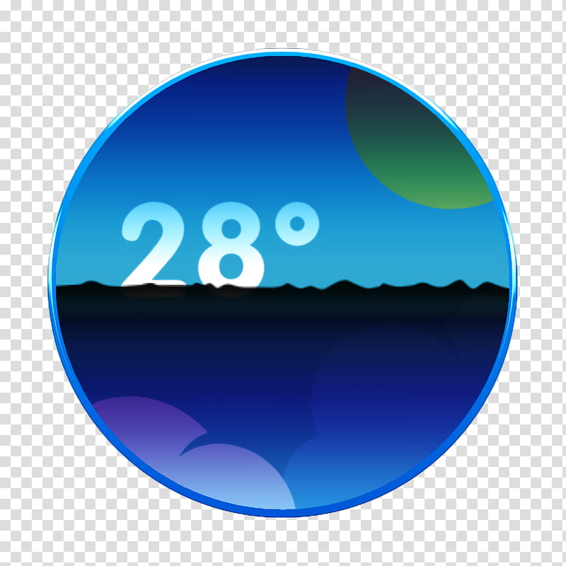 Temperature icon Weather icon Basic Flat Icons icon, Blue, Aqua, Turquoise, Sky, Water, Electric Blue, Circle transparent background PNG clipart
