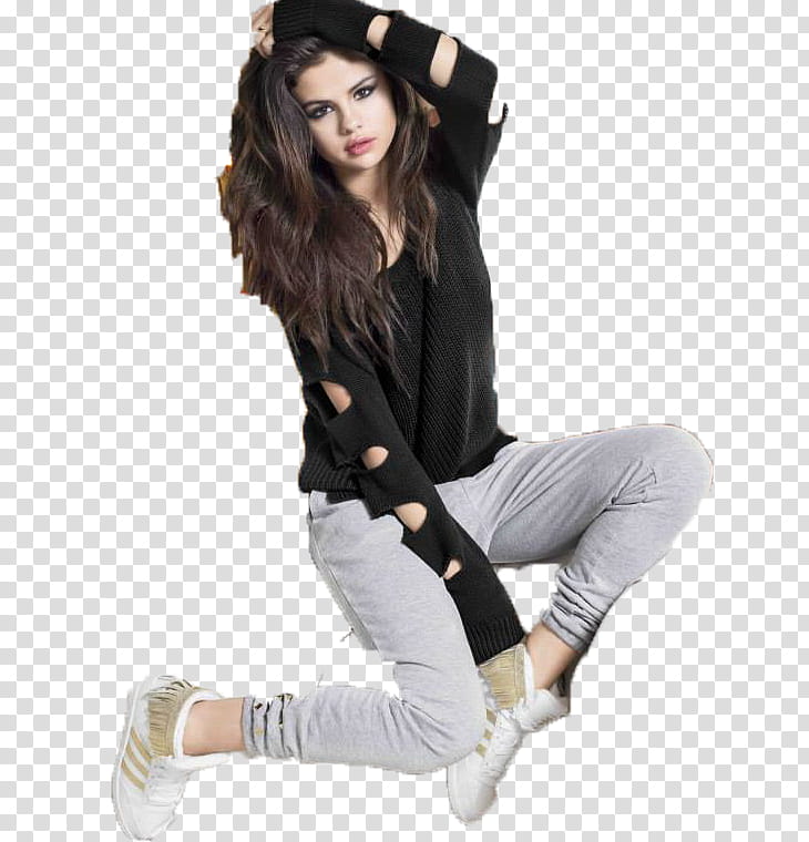 Selena Gomez Addidas Neo transparent background PNG clipart