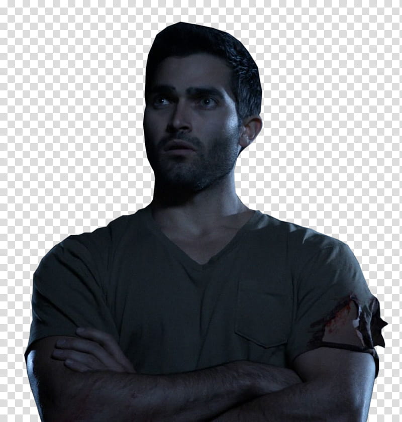 Sterek S Ep , man in gray V-neck shirt crossing his arms transparent background PNG clipart