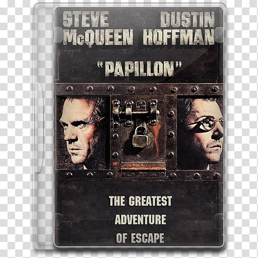 Movie Icon Mega , Papillon, Papillon movie case transparent background PNG clipart