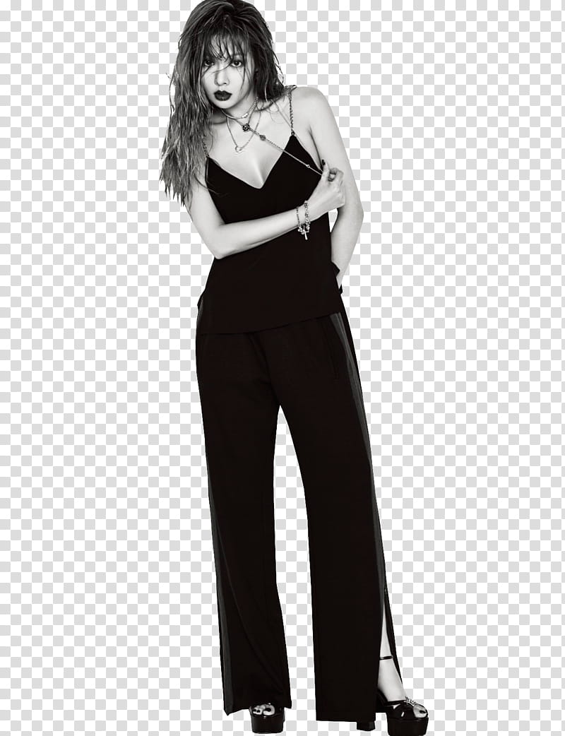 Minute Hyuna, woman in romper pants transparent background PNG clipart