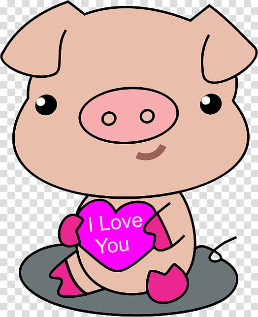 Pig, Snout, Piglet, Film, Hay, Cuteness, Creativity, Pink transparent background PNG clipart