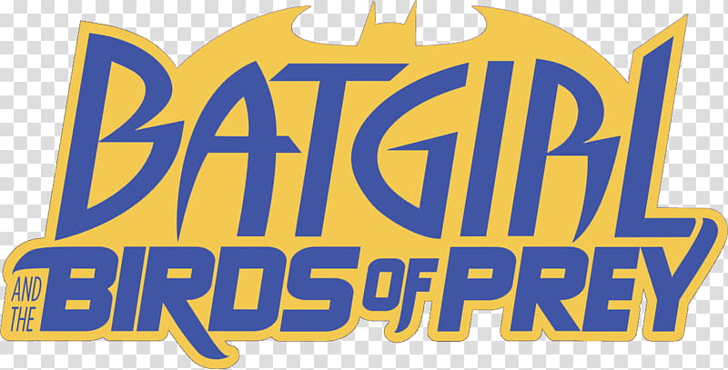 DC Rebirth Logos, Batgirl and the Birds of Prey text transparent background PNG clipart
