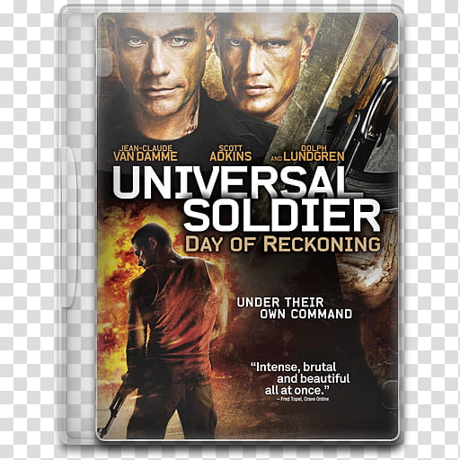 Movie Icon Mega , Universal Soldier, Day of Reckoning, Universal Soldier Day of Reckoning DVD case transparent background PNG clipart