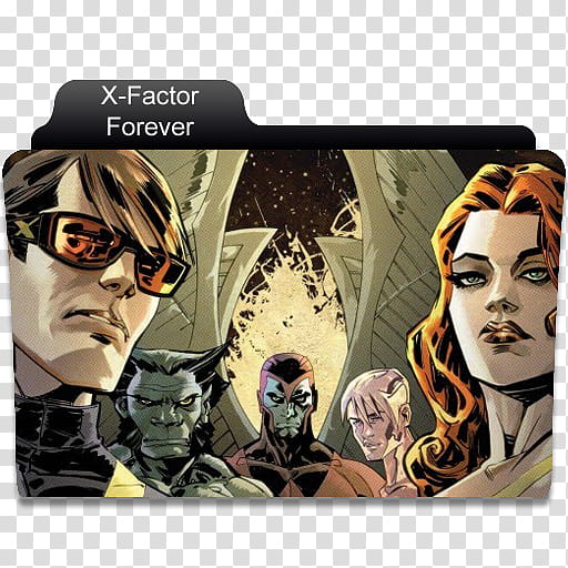 Marvel Comics Folder , Marvel X-Men X-Factor Forever cover transparent background PNG clipart