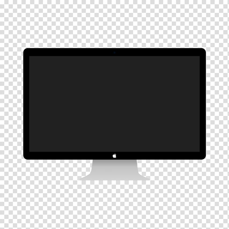 Flat Apple Device Icons and ICNS , Thunderbolt Display transparent background PNG clipart