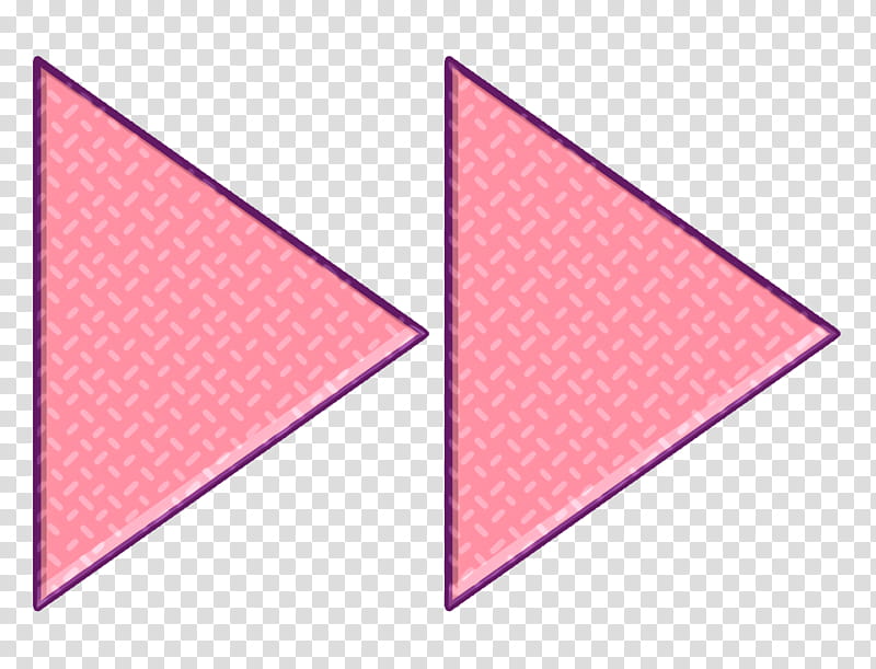 fast icon forward icon, Pink, Line, Triangle, Paper Product, Square, Rectangle transparent background PNG clipart