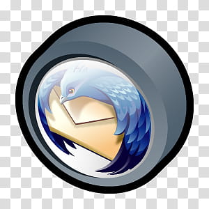 D Cartoon Icons , Mozilla Thunderbird transparent background PNG clipart