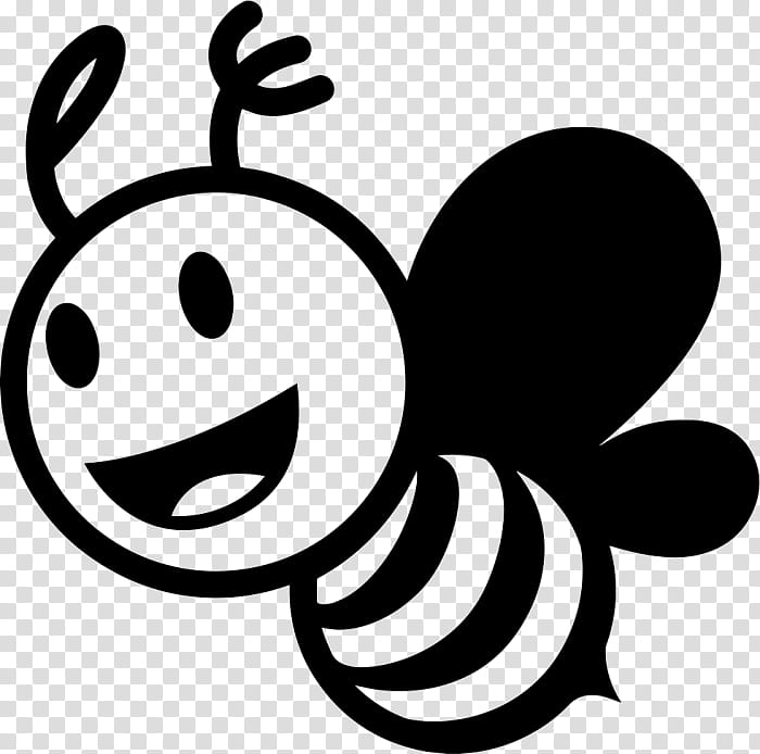 Book Black And White, Bee, Honey Bee, Bumblebee, Beehive, Beekeeping, Cartoon, Facial Expression transparent background PNG clipart