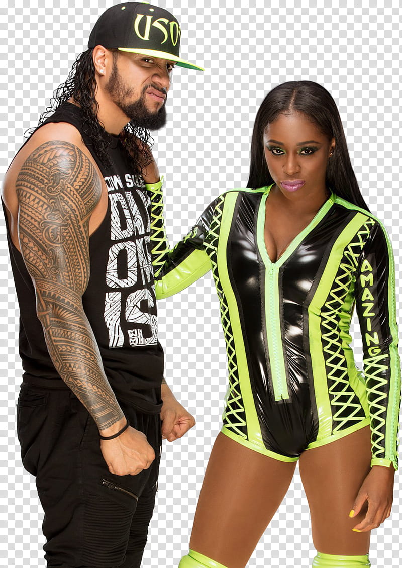 Naomi and Jimmy Uso transparent background PNG clipart