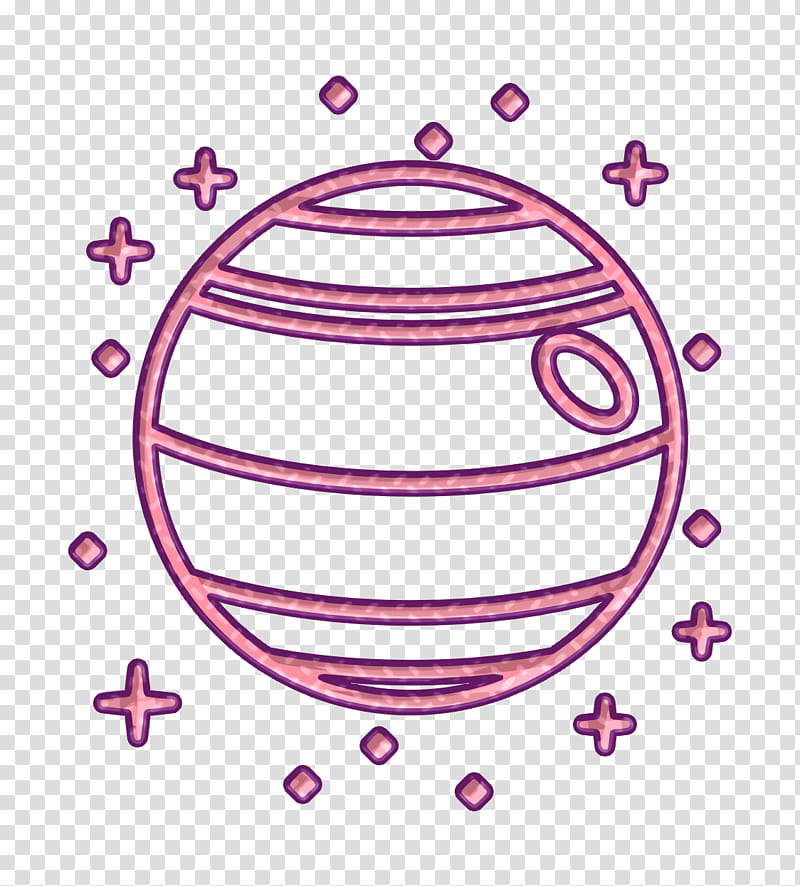 astrology icon planet icon space icon, Stars Icon, Pink, Violet, Purple, Line, Circle, Magenta transparent background PNG clipart