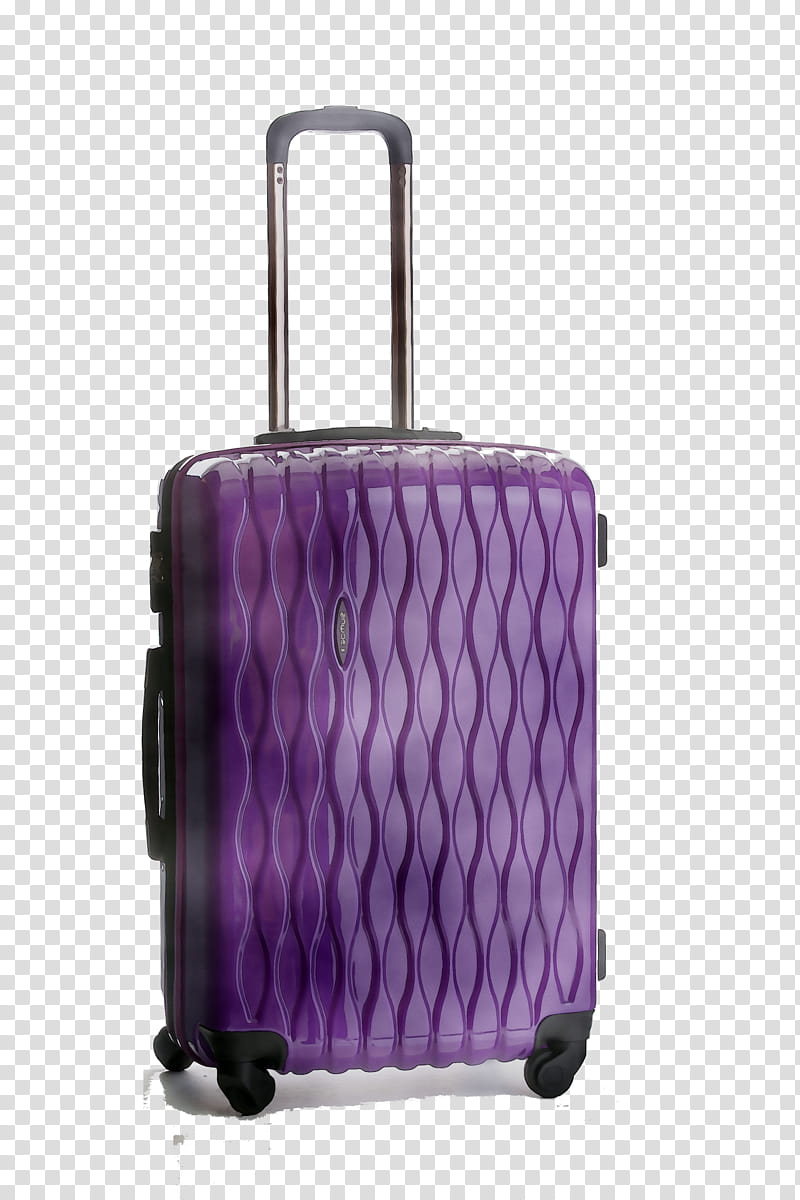 Suitcase, Hand Luggage, Baggage, Purple, Violet, Material Property, Luggage And Bags, Wheel transparent background PNG clipart